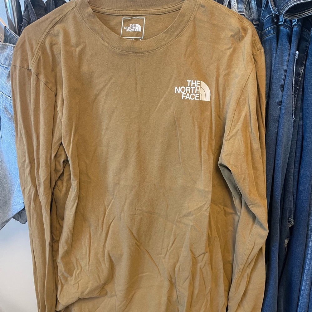 The North Face Men's Olive Long Sleeve Tee